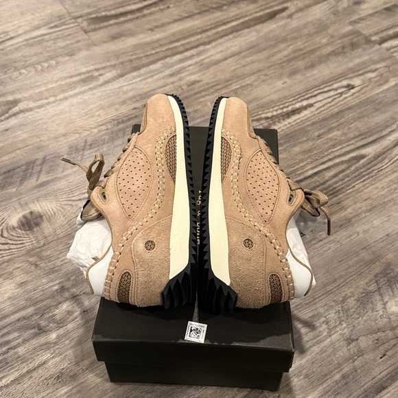 Rag & Bone Retro Drift Runner Suede Taupe NEW IN BOX Sz 38 Women’s US 8 Sneakers - Picture 8 of 13